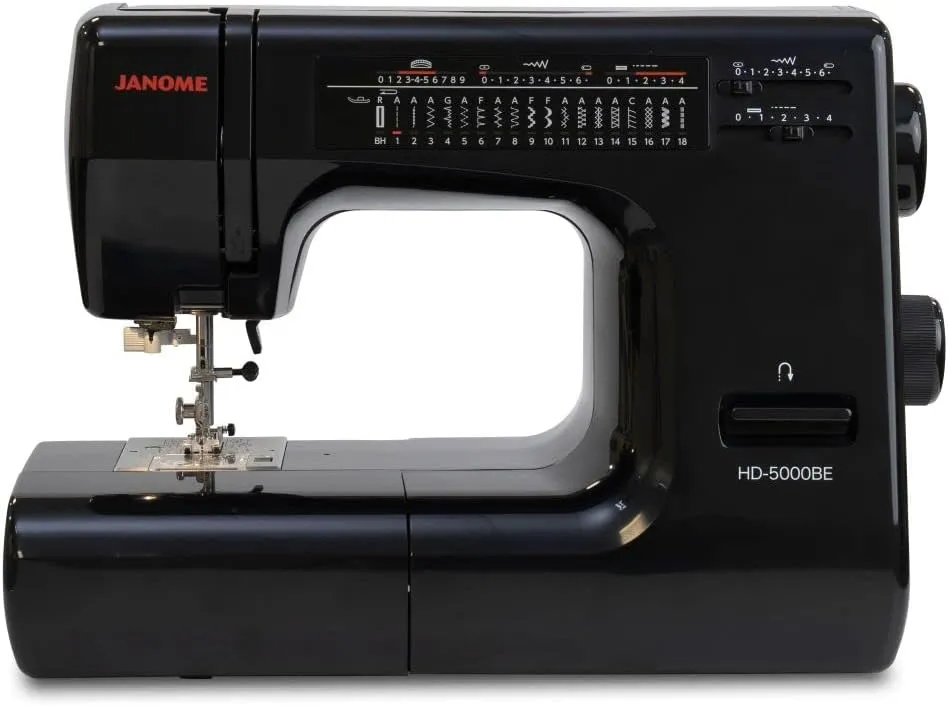 Janome HD5000 Black Edition Heavy Duty Sewing Machine