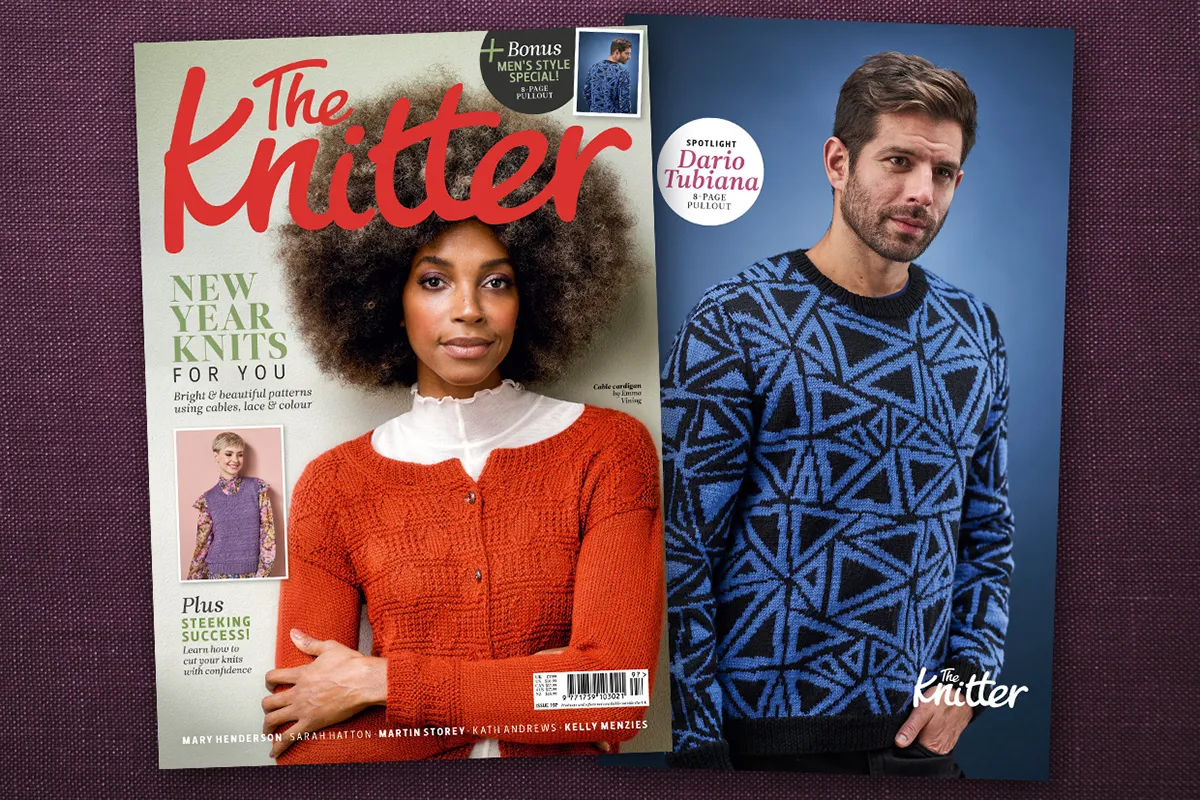 The Knitter 197 cover and supplement