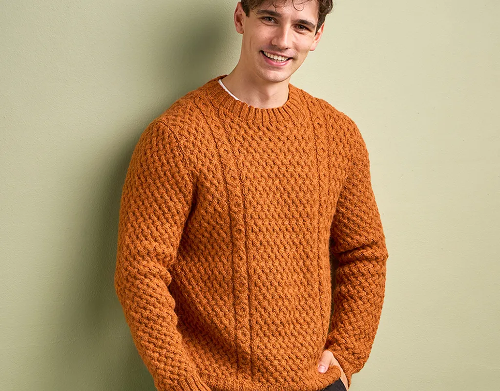 The Knitter 197 - Lisa Richardson men's sweater