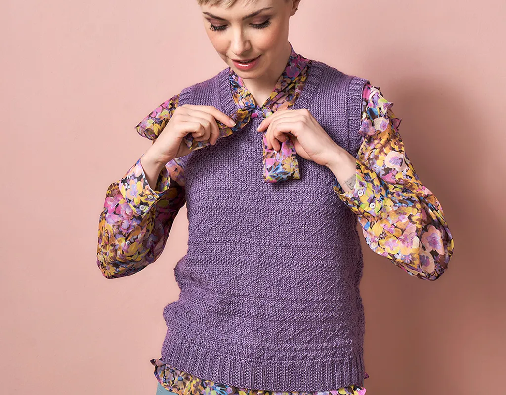 The Knitter 197 - Sarah Hatton vest
