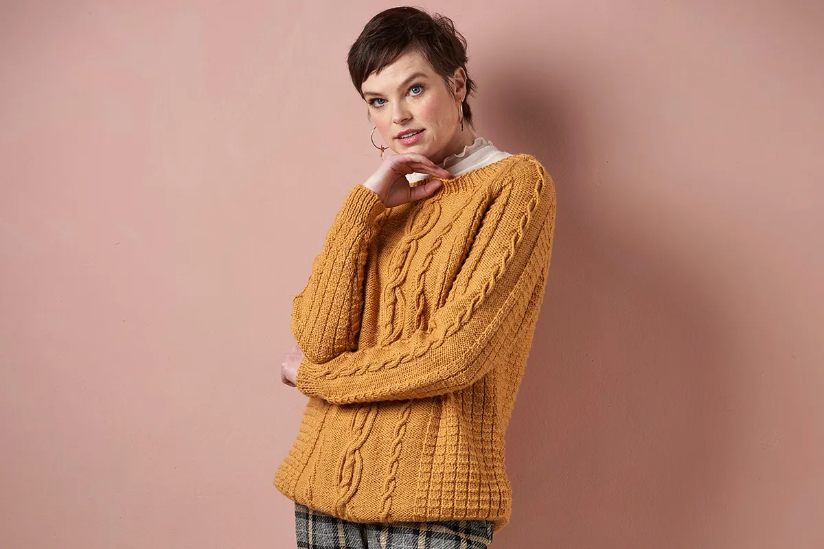 The Knitter 200 - Sandra Nesbitt sweater