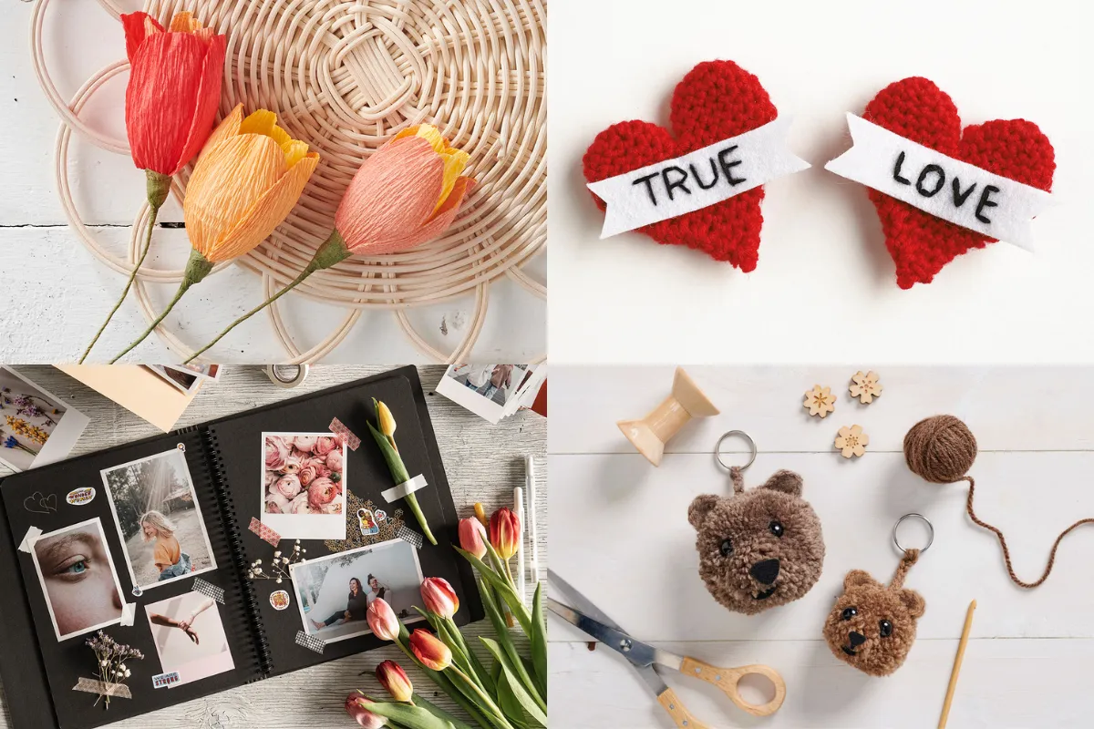 Valentine's Day Standing Hearts Decor - Easy DIY Idea