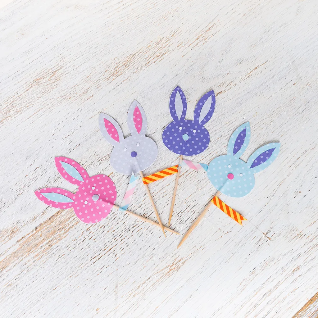Easter craft rabbits