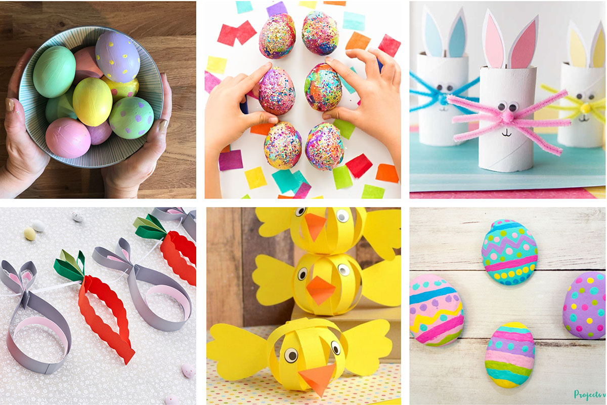 36 easy Easter crafts for kids 2024 - Gathered