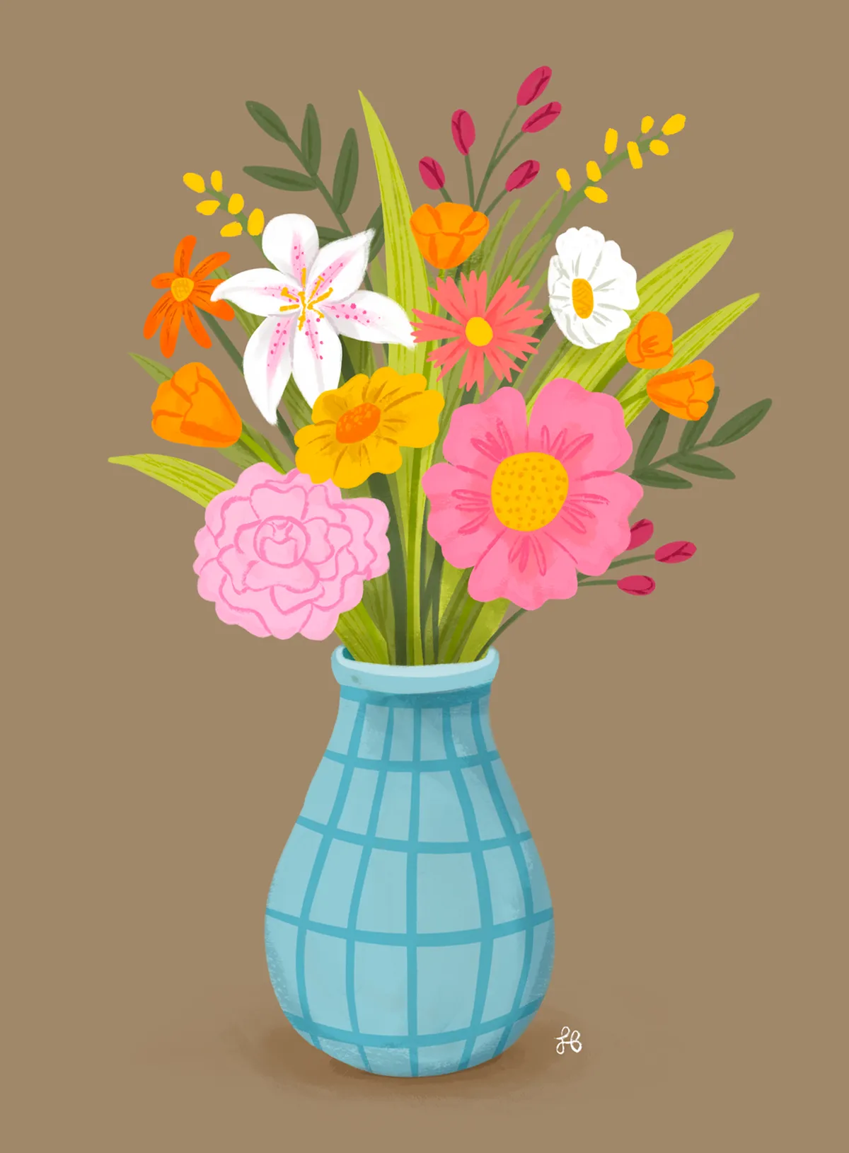 valentines drawing ideas - bouquet