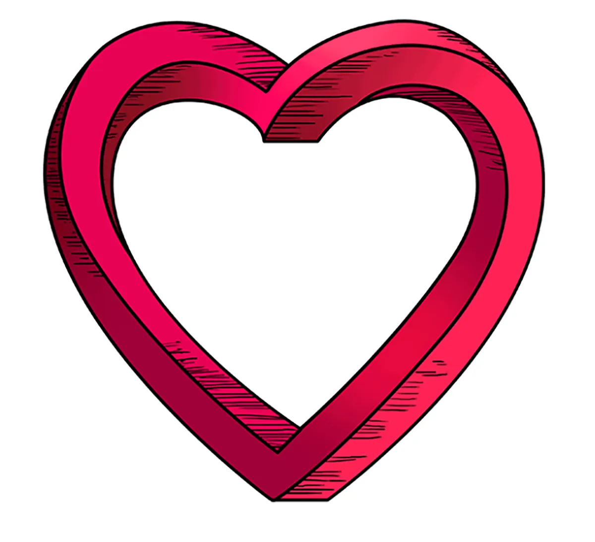 valentines drawing ideas - infinity heart