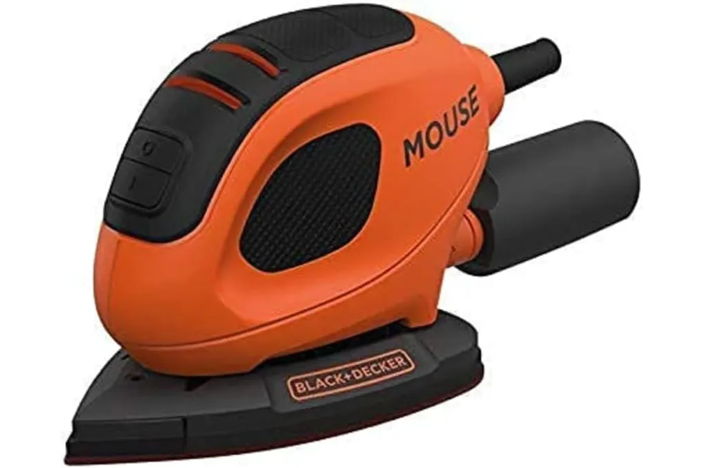Black&Decker Mouse Electric Sander on a white background