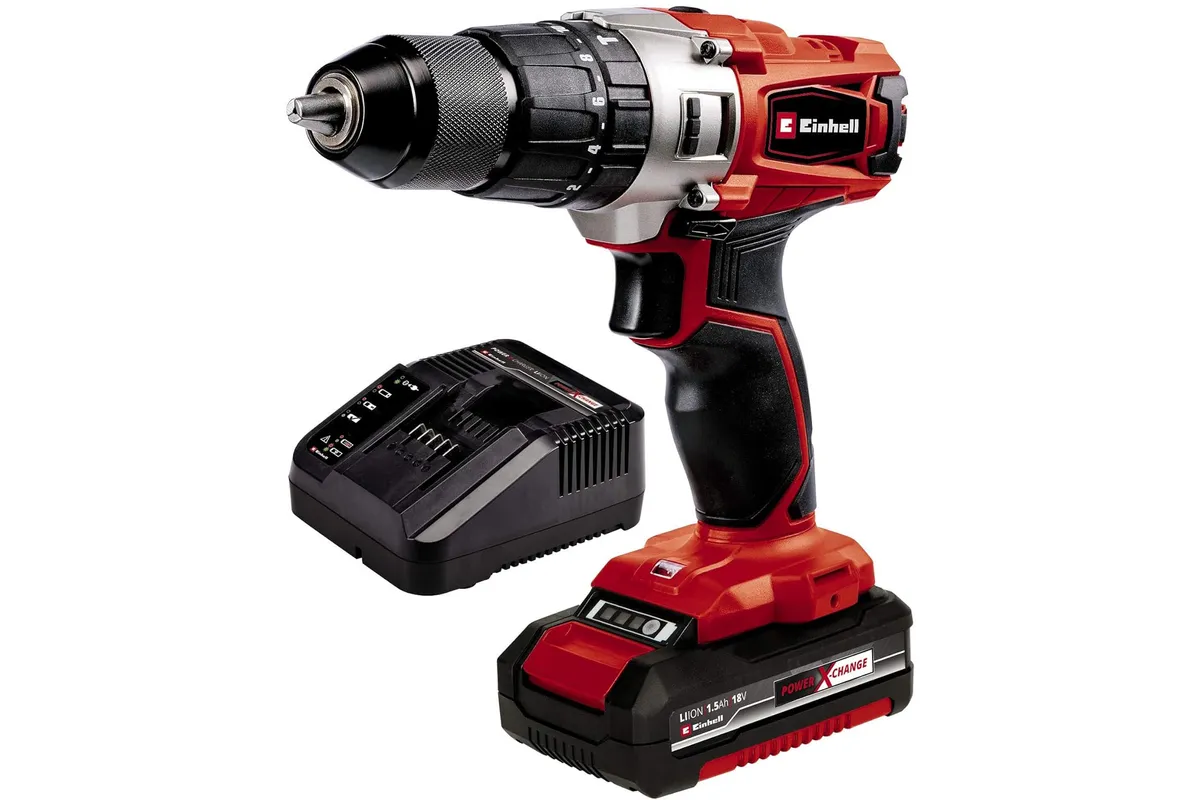 Einhell Power X-Change 44Nm Cordless Drill Driver on a white background
