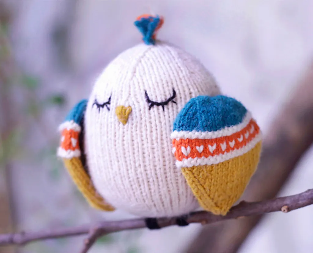 Free toy knitting patterns Ngoc Vu bird