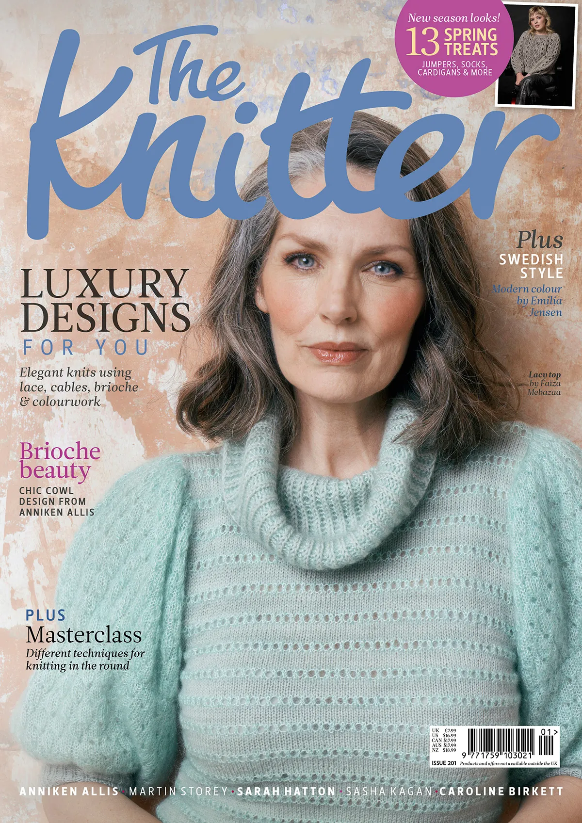 The Knitter 201 cover