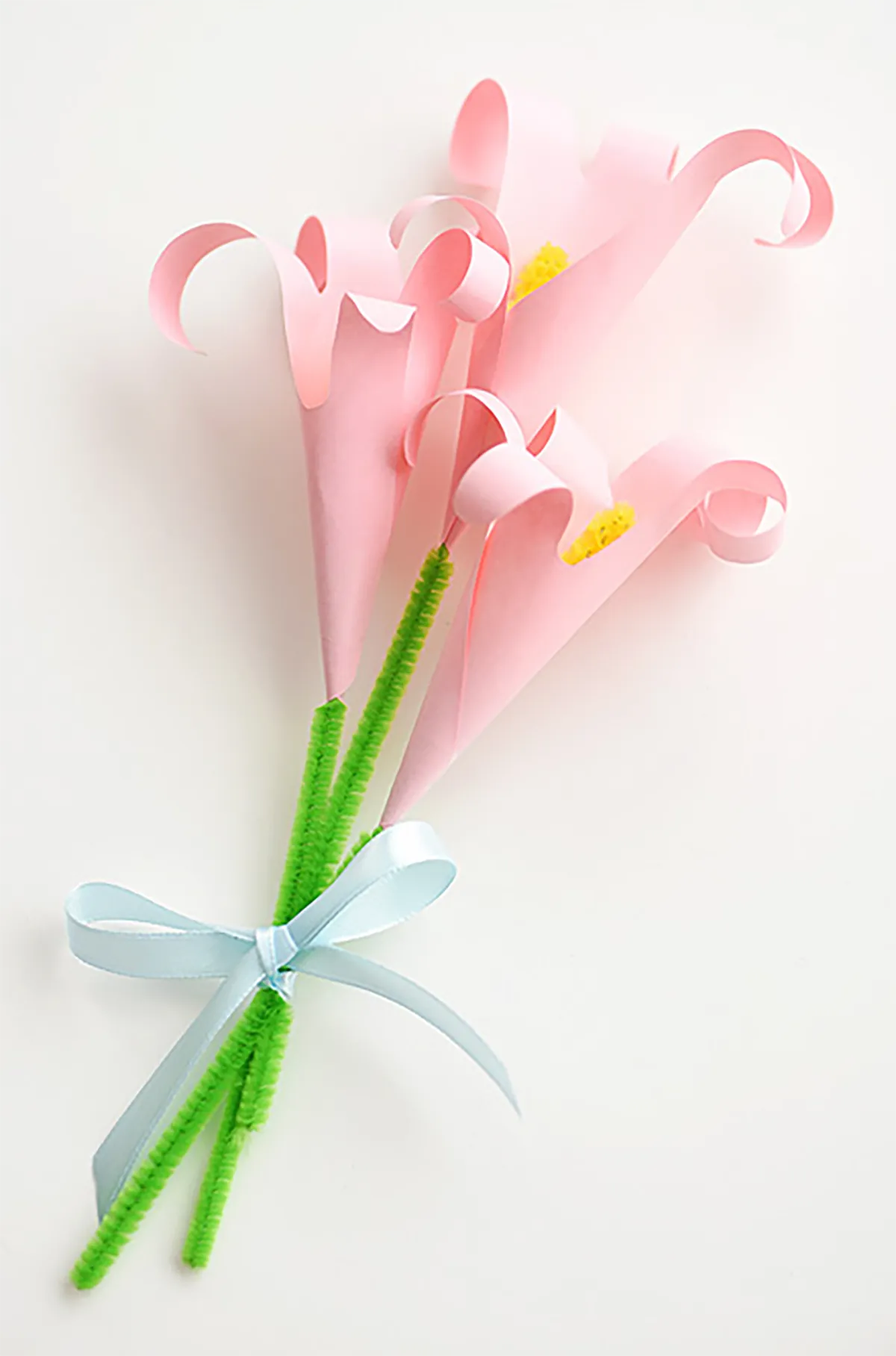 spring crafts for kids - lillies