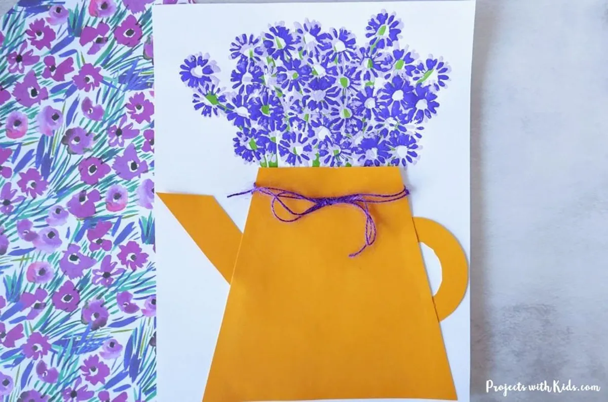 spring crafts for kids - straw-flowers-feature