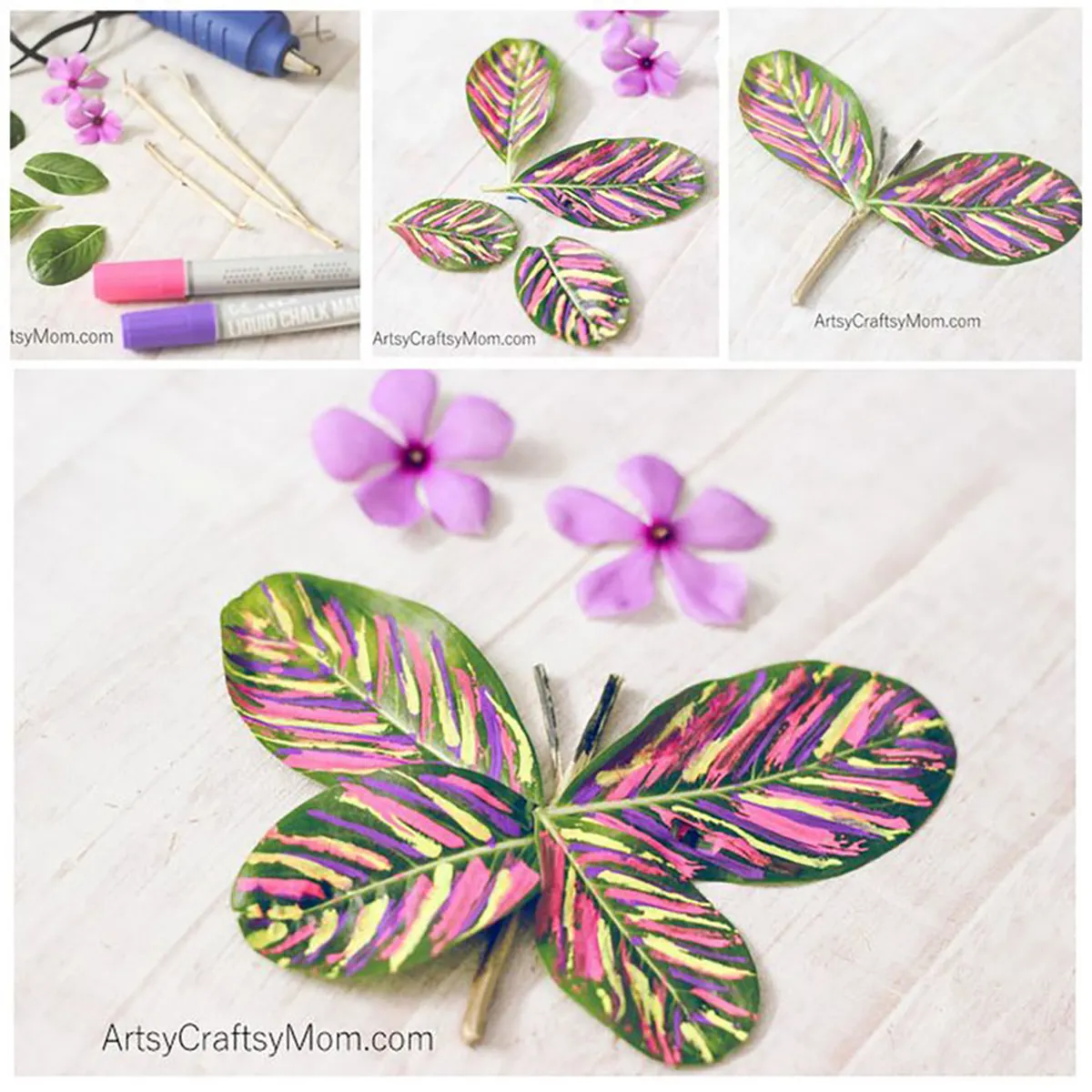 spring crafts for kids - twigbutterfly1