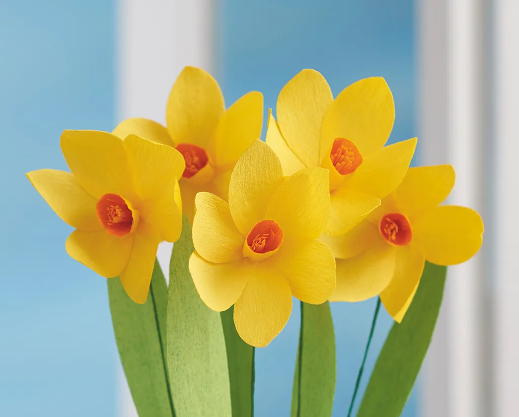 How-to-make-crepe-paper-daffodils