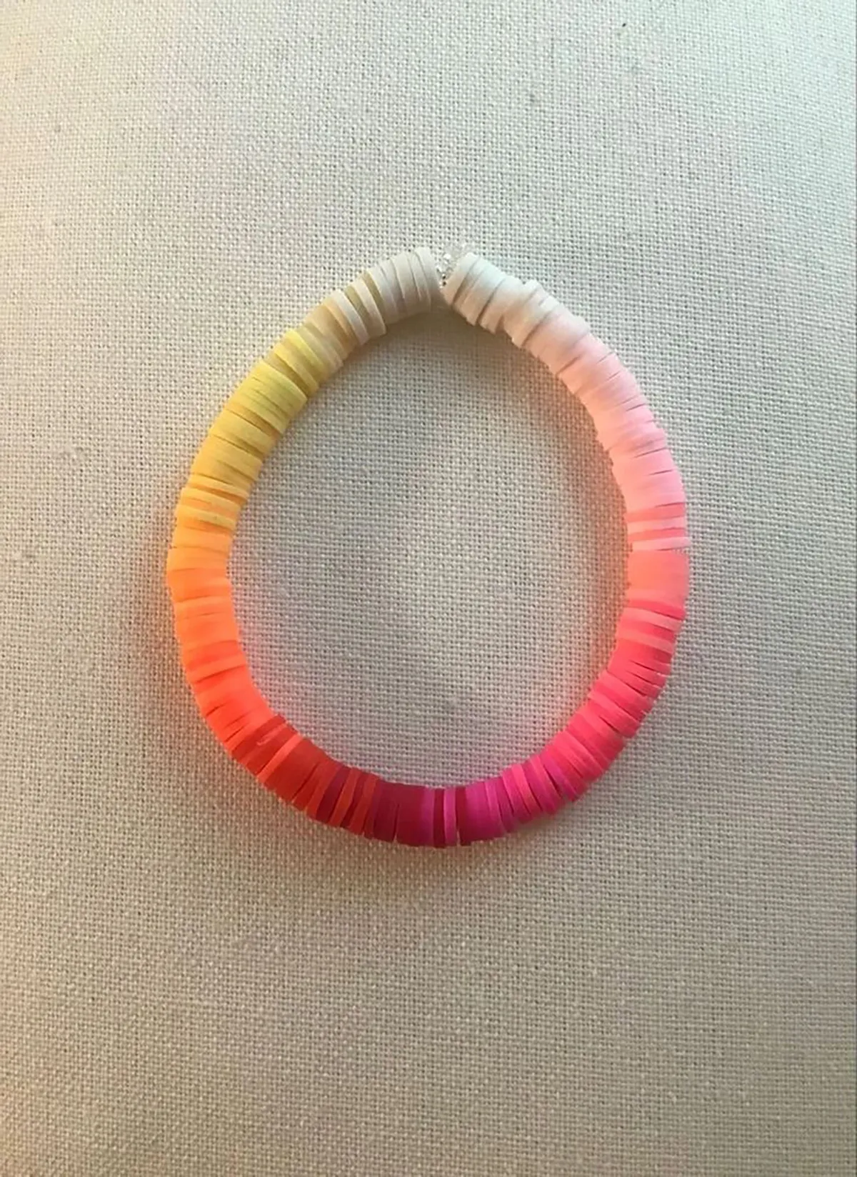 clay bead bracelet kits - ombre