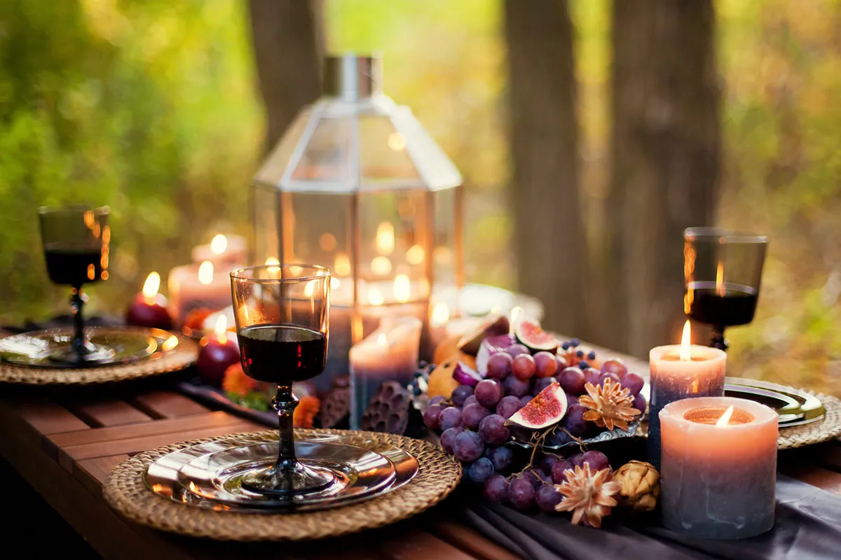 Fall wedding table idea