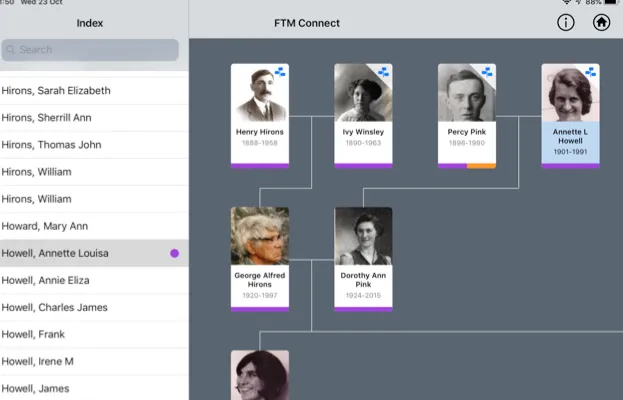 Family Tree Maker connect