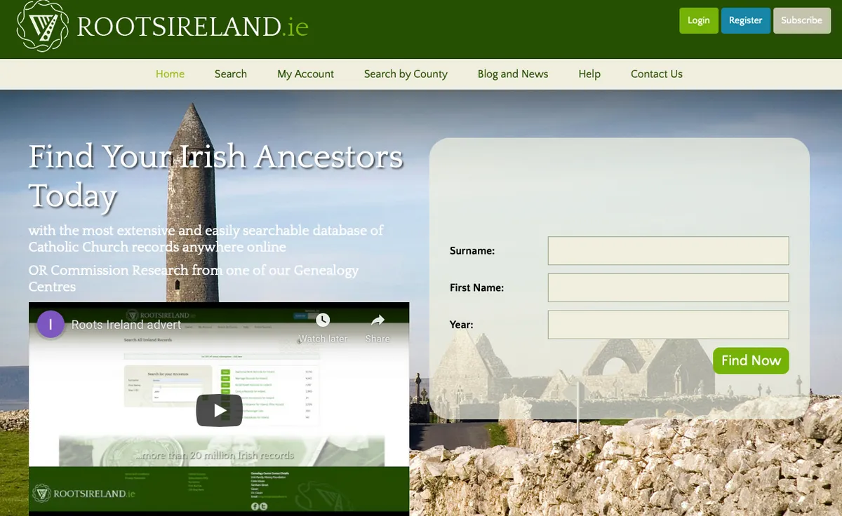 Irish ancestry