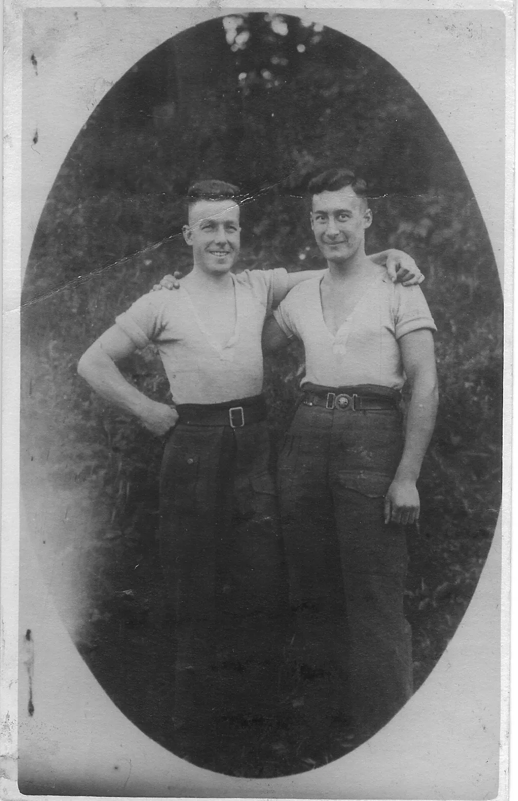 A Lovell & Jack Pegg as POWs