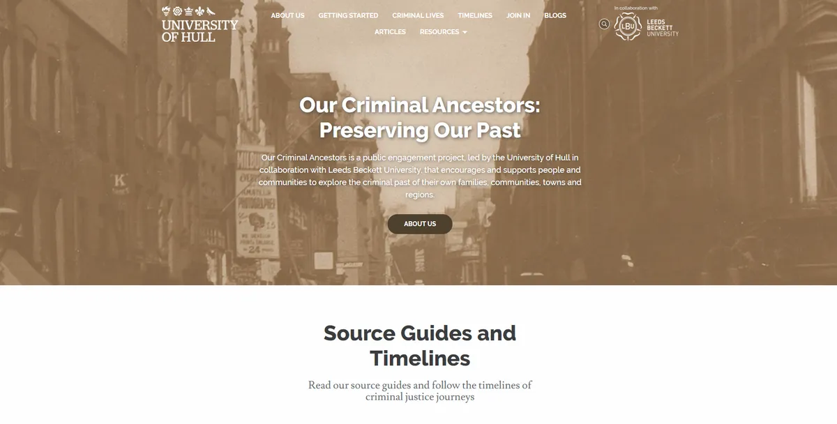 Criminal ancestors