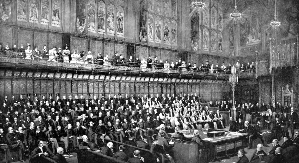 The House of Lords during the Home Rule Debate, 1893 (c1905).