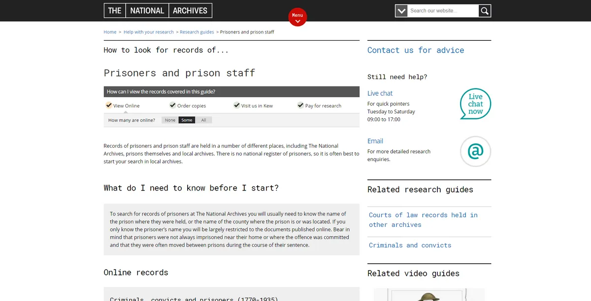 The National Archives Guide to Researching Prisoners and Prison Staff