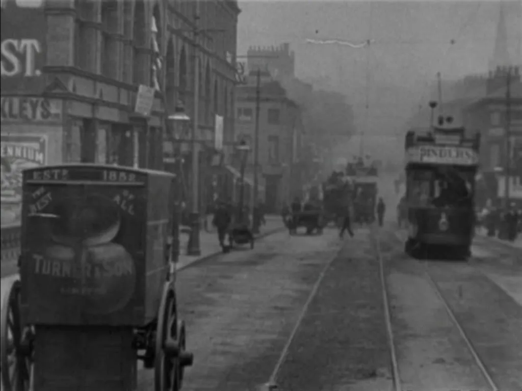 Tram rides in Nottingham_1902_BFI_Britain on Film