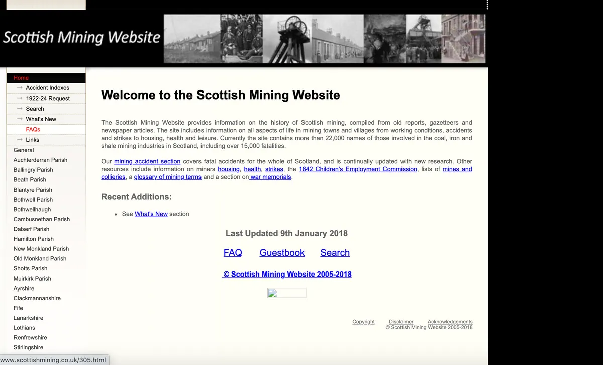 The Scottish Mining Website