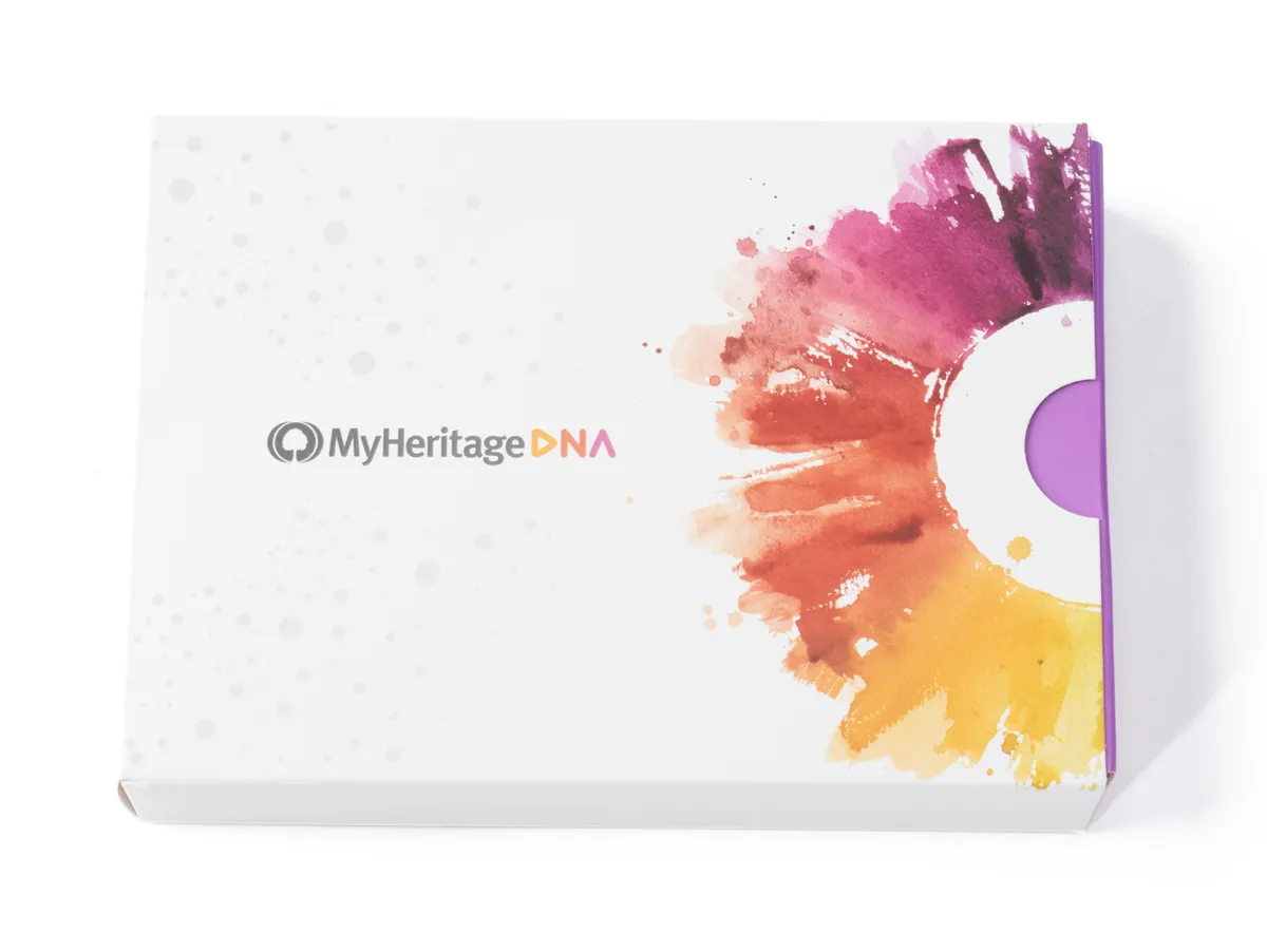 MyHeritage DNA test box pack shot