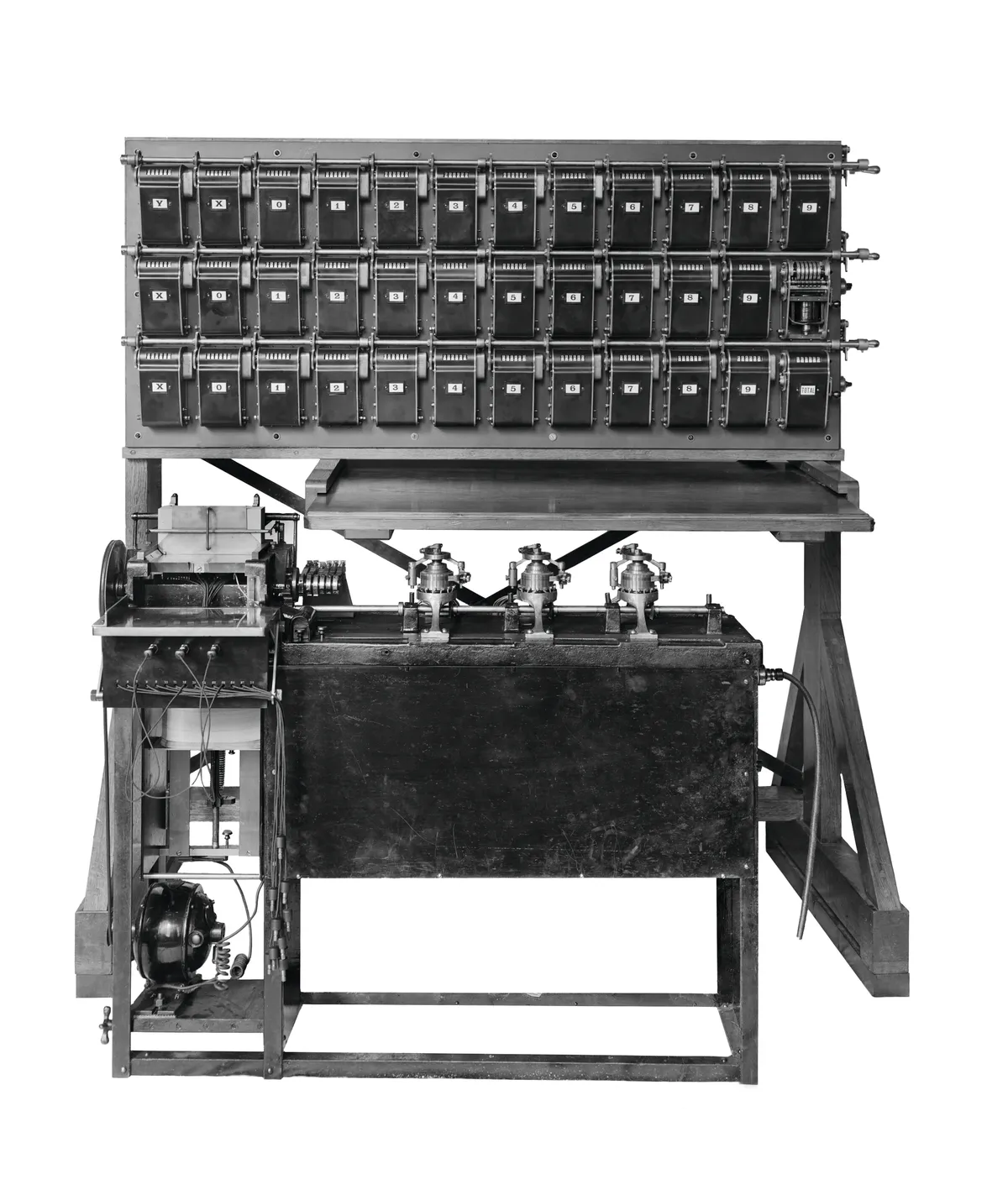 One of the calculating machines used in the 1911 census