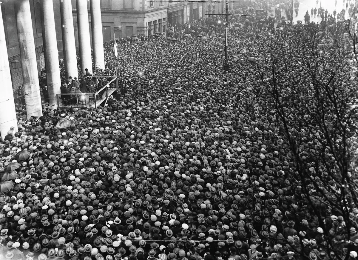 The launch of the Irish Free State, 1922 Irish volunteers