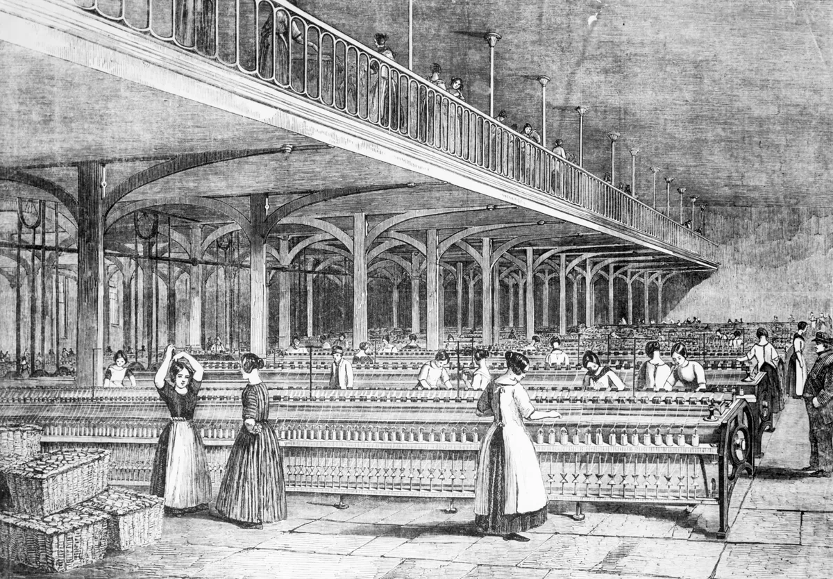 Cotton mill workers