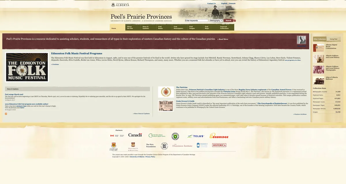 A screenshot of a yellow web page