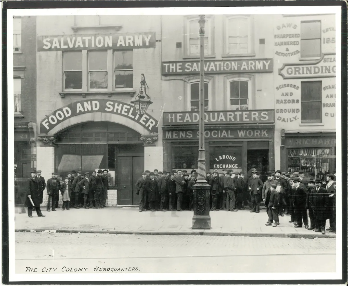 A Salvation Army men's social-work headquarters, 1890s Salvation Army history