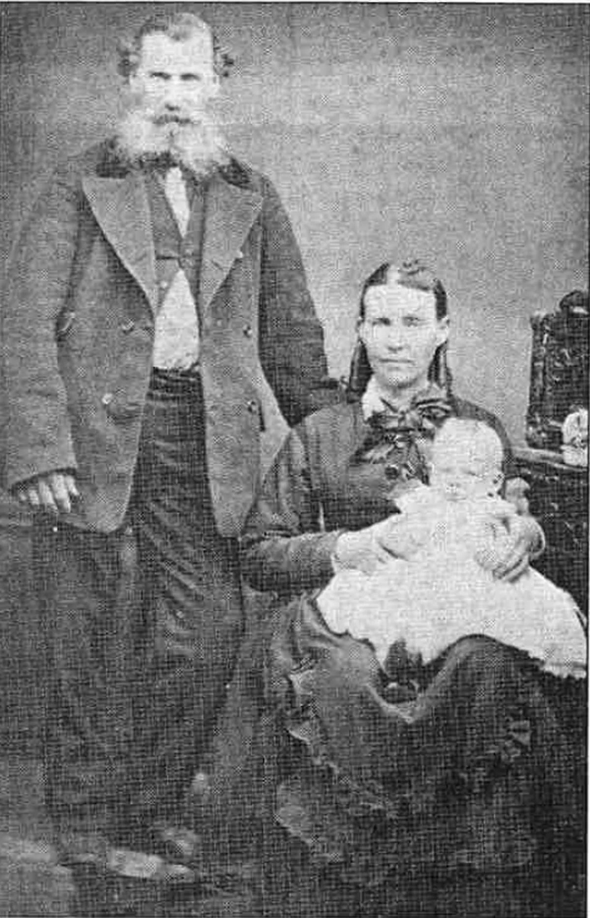 Lesley Manville's 3x great grandfather Aaron Harding with his partner Sarah on Who Do You Think You Are?