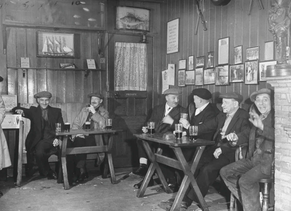 A pub, 1939 Mass Observation