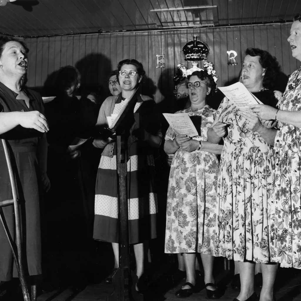 Women's Institute singing Jerusalem