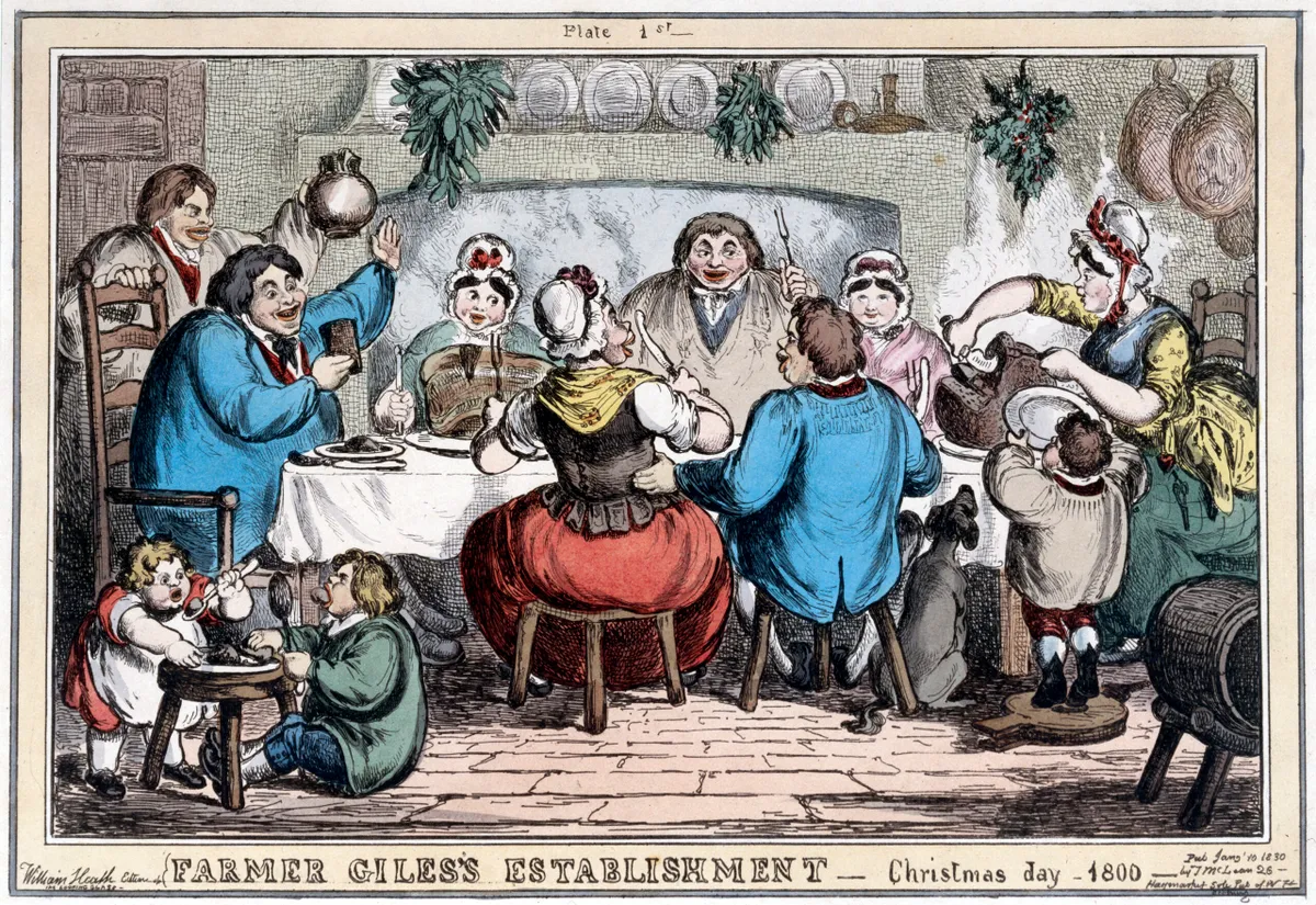 1800s Christmas dinner