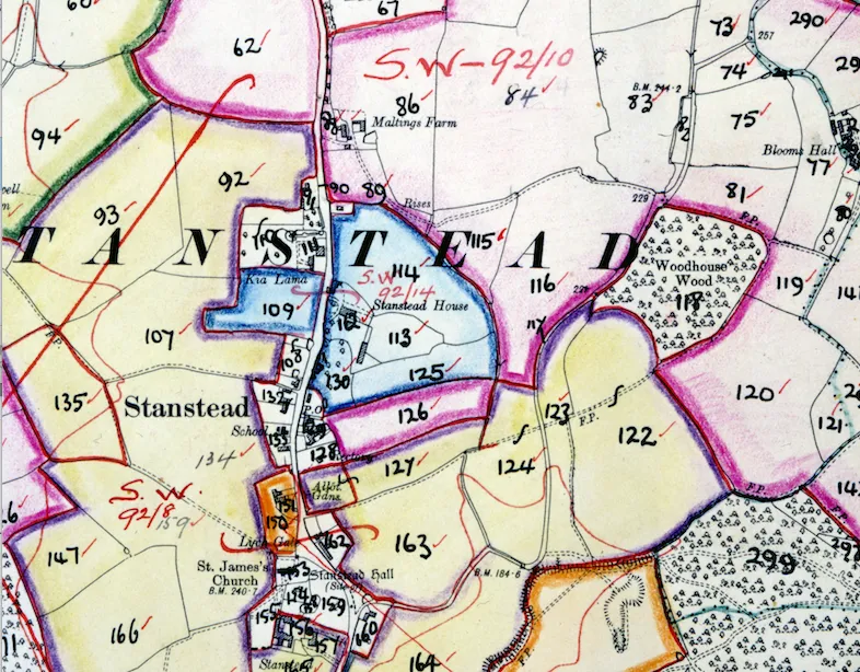 1941 National Farm Survey map