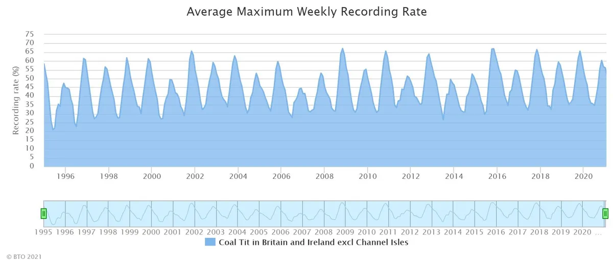 Coal Tit long term data
