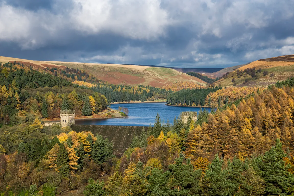 Autumn scenery in the Upper Derwent valley, Derbyshire