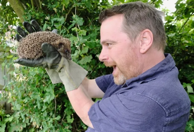 Hugh Warwick is an ecologist and conservationist who is passionate about hedgehogs © Zoe Broughton