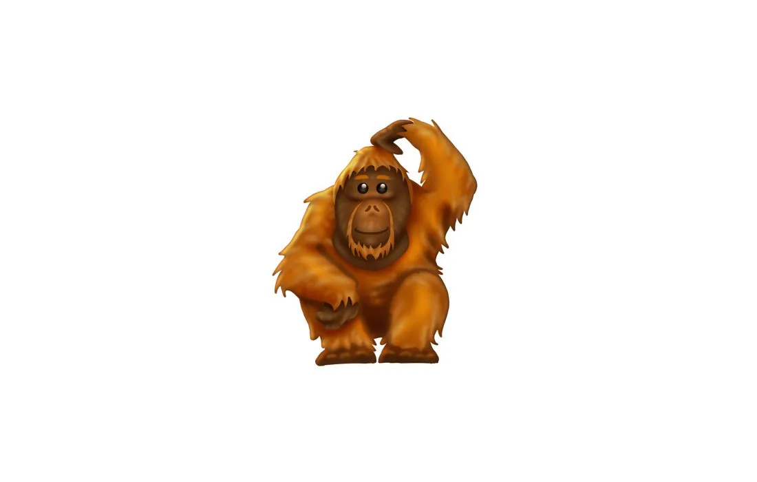 Orangutan emoji. © Unicorde Consortium