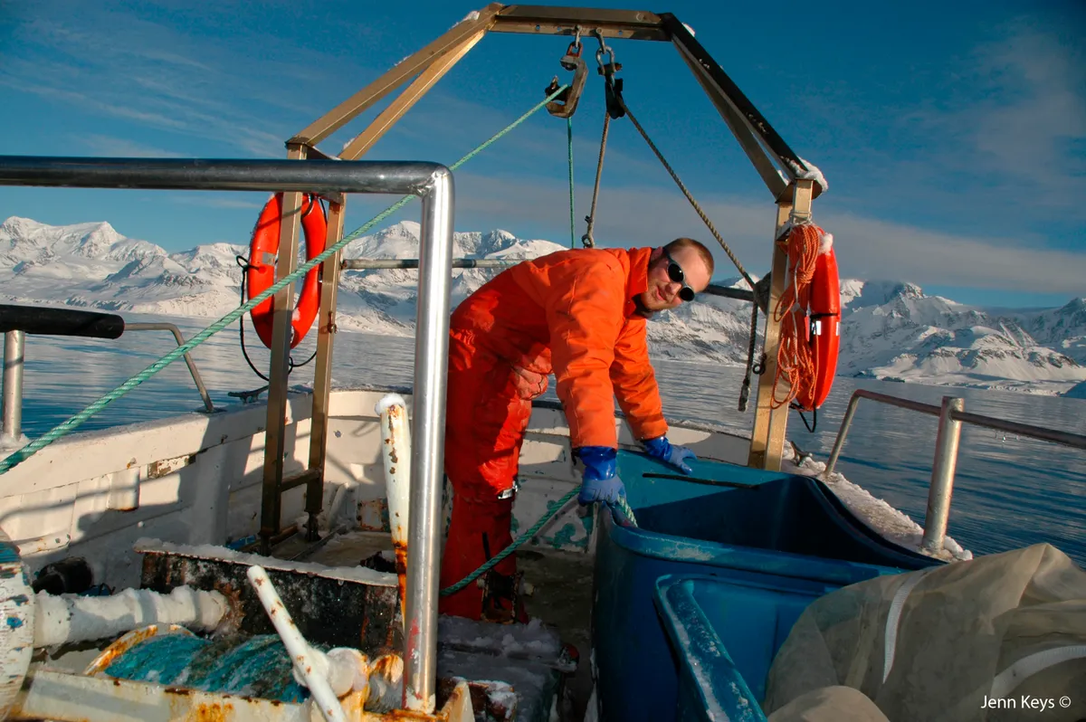 Will working in Cumberland Bay in South Georgia doing routine plankton trawls.