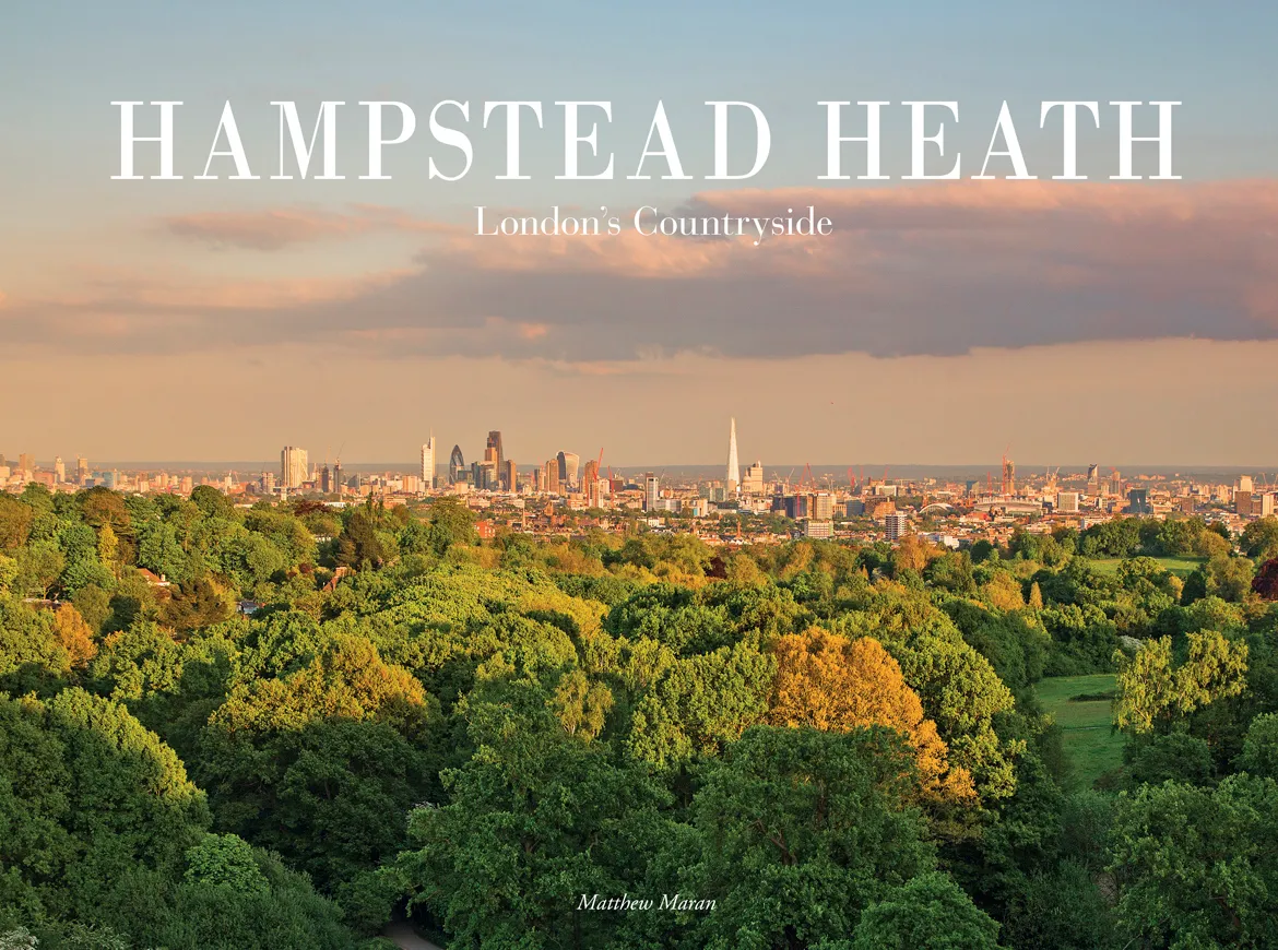 Hampstead Heath: London’s Countryside by Matthew Maran book cover © Hemisphere Publishing.