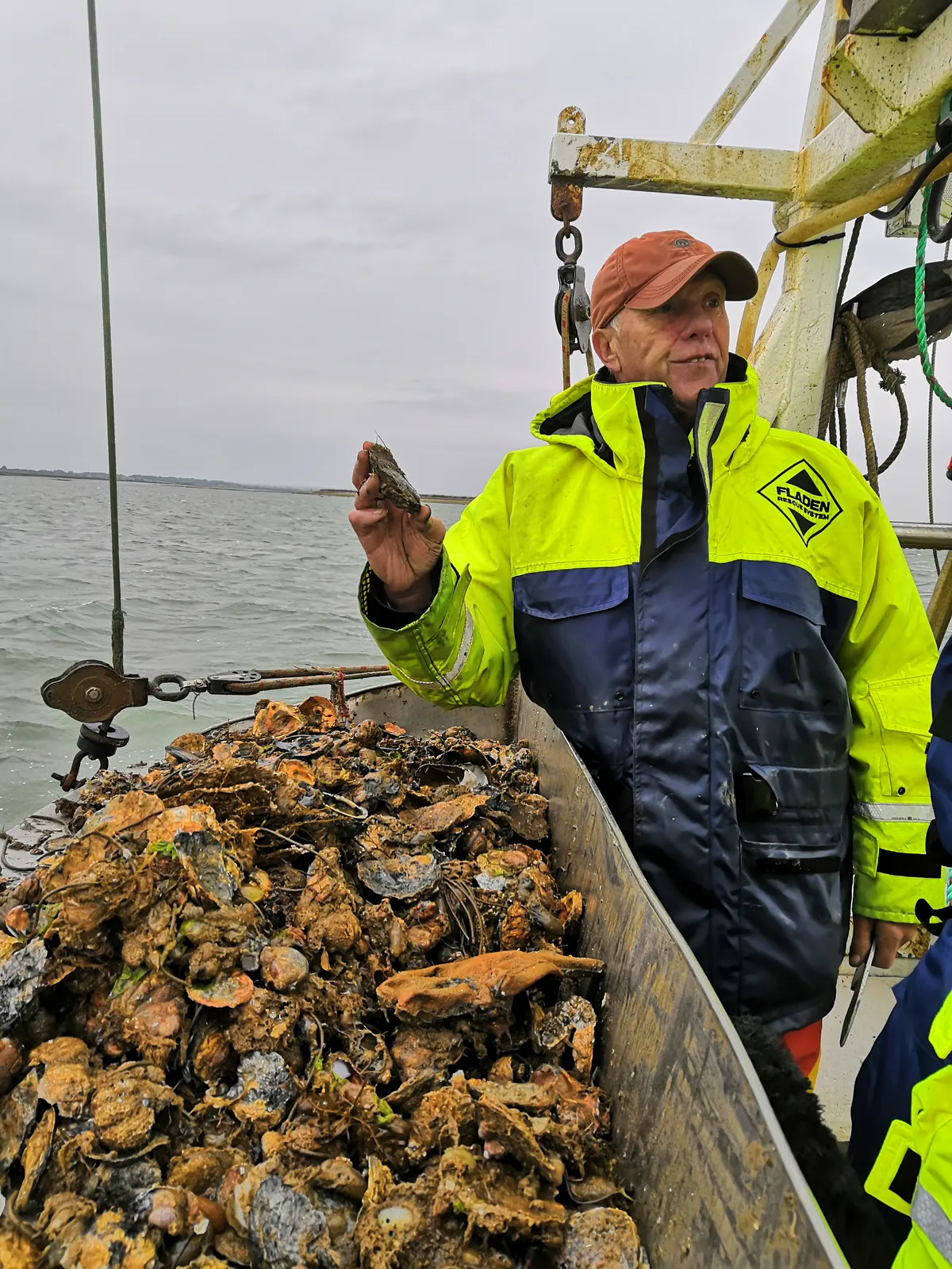 Alan Bird, an oyster grower in Essex. © ZSL