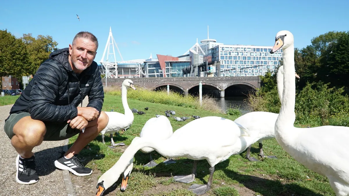 Iolo Williams in episode one. © BBC Wales