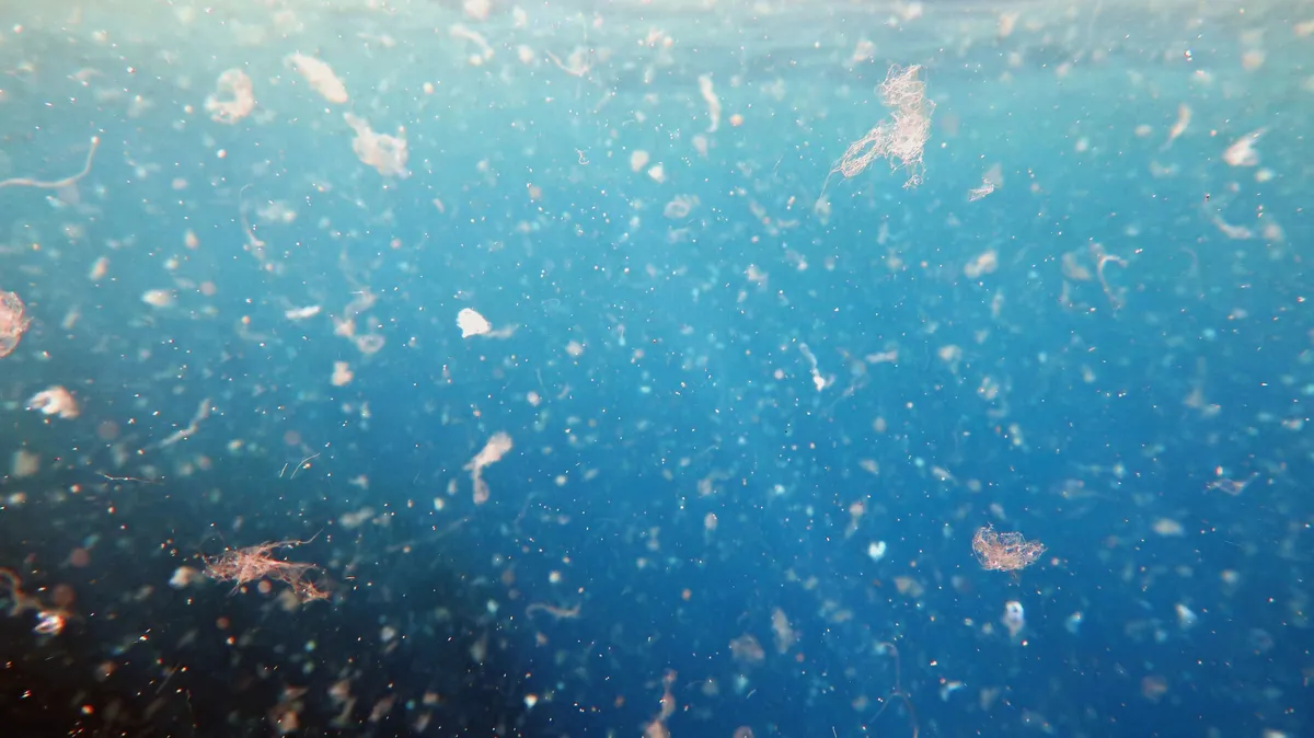 Microplastics in the ocean. Tunatura/Getty