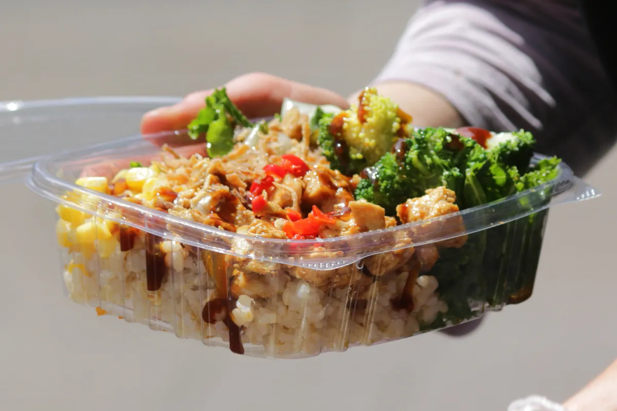 The rise of one-use food containers from supermarkets it also fuelling the waste plastic problem. mtreasure/Getty