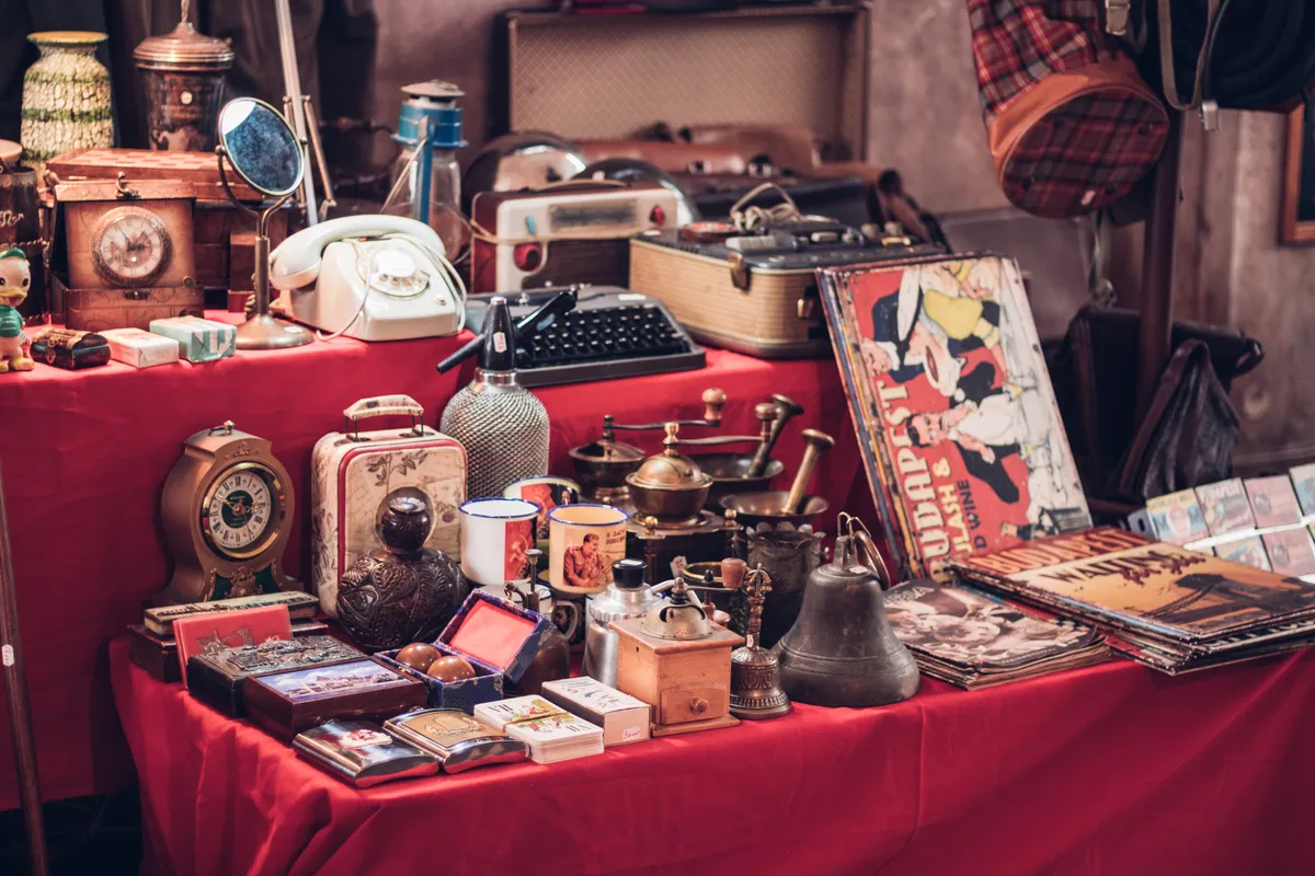 There are lovely gifts to be found in antique and vintage stores. SzB/Getty